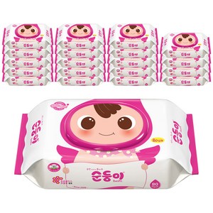 순둥이 베이직 유아물티슈 캡형