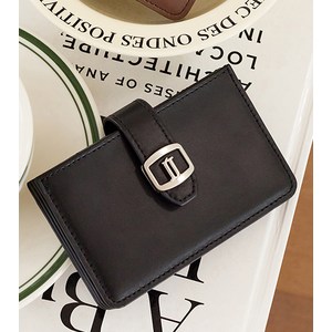 제이에스티나 여성용 펠레 아코디언 카드 지갑 + 쇼핑백 JSNCSF5BF922BK010