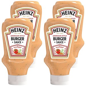 크래프트하인즈 하인즈 버거소스, 418g, 4개