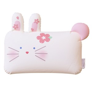 밀로앤개비 애착 동물 미니베개 + 매쉬 원단 베개솜 세트