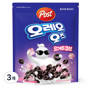 포스트 오레오오즈 요거트큐브 시리얼, 400g, 3개