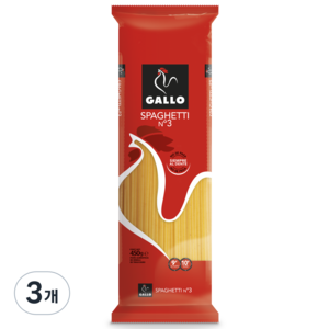 GALLO 스파게티 N.3, 450g, 3개