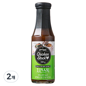 곰곰 치킨스톡, 330g, 2개