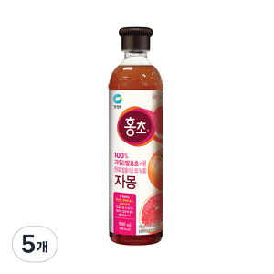 홍초 자몽 음용식초, 900ml, 5개