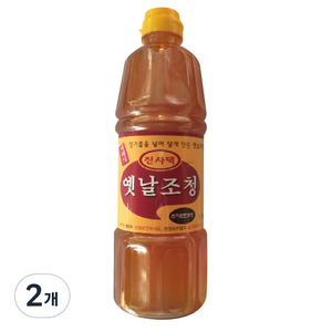 한강 진사댁 재래식 옛날 조청, 1.2kg, 2개