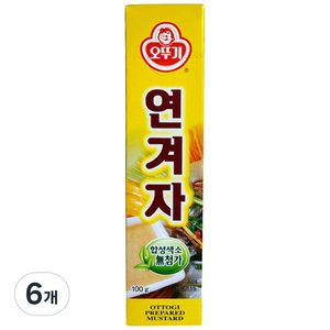 [오뚜기] 연겨자, 100g, 6개