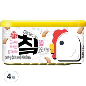 오뚜기 칰햄 오리지널, 200g, 4개