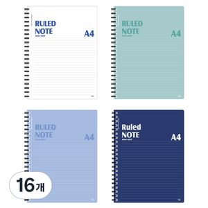 아이비스 A4 스프링 노트, 랜덤발송, 16개