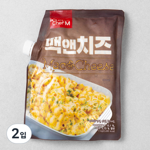 쉐프엠 맥앤치즈, 1kg, 2입