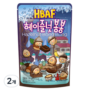 바프 헤이즐넛 봉봉, 170g, 2개