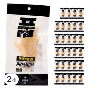 풉 고양이 간식 통살 닭가슴살 30p, 치킨맛, 660g, 2개