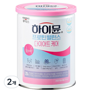 하이뮨 프로틴 밸런스 다이어트케어 캔, 304g, 2개