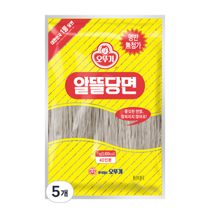 오뚜기 알뜰당면, 1kg, 5개