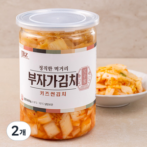 부자가김치 키즈 썬김치, 800g, 2개