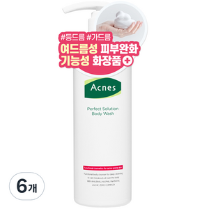 아크네스 퍼펙트 솔루션 바디워시, 500ml, 6개