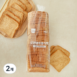 삼립 로만밀 통밀 식빵, 755g, 2개