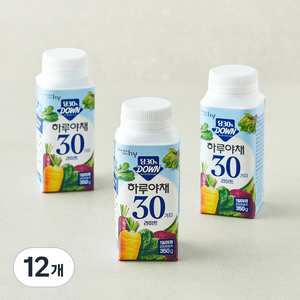 에치와이 하루야채 라이트, 200ml, 12개