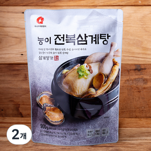 마니커에프앤지 능이 전복삼계탕, 900g, 2개