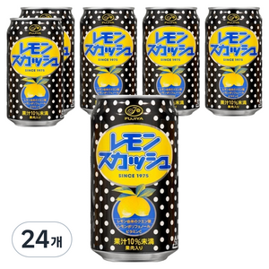 후지야 레몬 스쿼시, 350ml, 24개