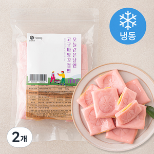 더바른 고구마 앙꼬절편 (냉동), 500g, 2개