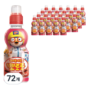 팔도 뽀로로 음료 페트 235ml, 72개