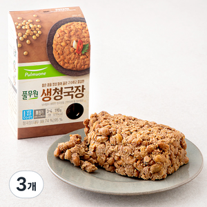 풀무원 생청국장, 190g, 3개