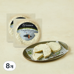 램노스 크랙페퍼 크림치즈, 125g, 1개입, 8개