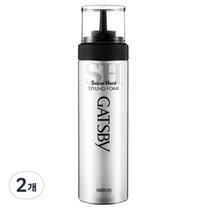 갸스비 스타일링 슈퍼하드 핸디 헤어폼, 185g, 2개