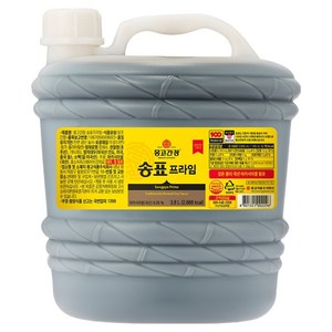 송표 프라임 양조간장, 3.8L, 1개