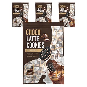 초코 라떼 쿠키 200p, 1kg, 4개