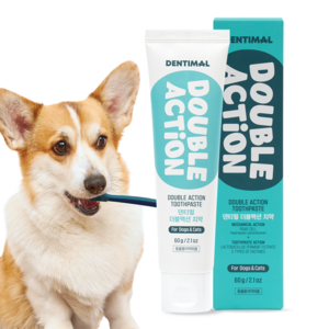 덴티멀 더블액션 반려동물 바르는 치약 치석제거
