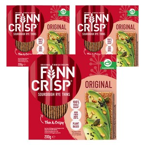 핀크리스프 씬브래드 오리지널 크래커, 200g, 3개