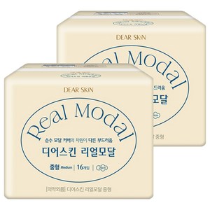 디어스킨 리얼모달 생리대 날개형