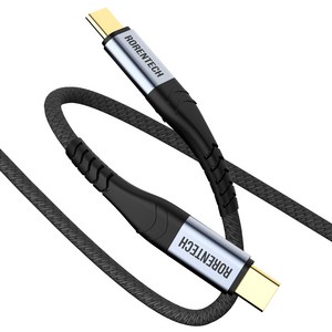 로랜텍 C to C PD USB 3.1 gen2 고속충전 케이블 100W 2.4m, 혼합색상