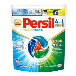 퍼실 디스크 엑스퍼트 실내건조 캡슐세제, 26개입, 1개