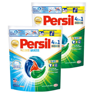 퍼실 디스크 엑스퍼트 실내건조 캡슐세제, 26개입, 2개