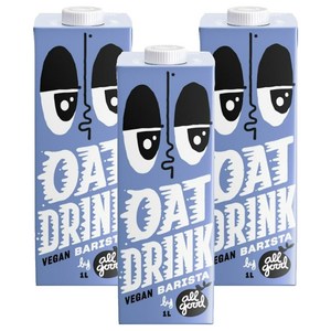 allgood 오트 드링크 바리스타, 1L, 3개