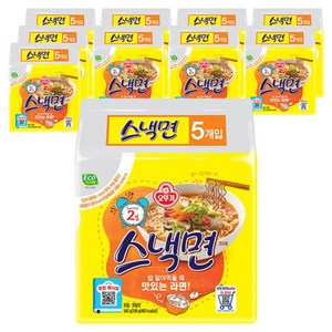 오뚜기 스낵면 108g, 50개, (5개입 X 10개)