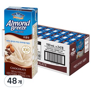 아몬드브리즈 초콜릿, 190ml, 48개