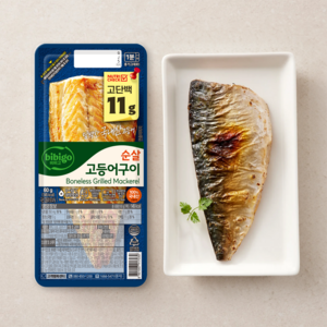 비비고 고단백 순살 고등어구이, 60g, 1개