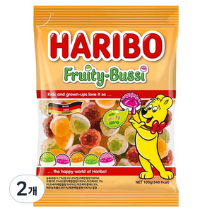 하리보 프리티부시 젤리, 100g, 2개
