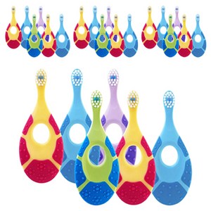 조르단 유아칫솔 4종 세트 스텝 1, 랜덤 발송, 1개입, 24개