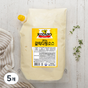 코다노 갈릭디핑 소스, 2kg, 5개