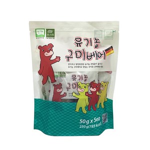 유가원 유기농 구미베어 젤리, 250g, 1개