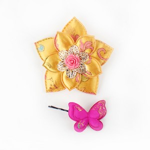 채니봉봉 한복헤어핀 2종 세트 큰꽃