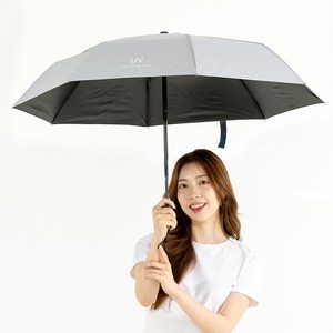 무식이네 99.9% UV 자외선차단 원터치 자동 3단우양산
