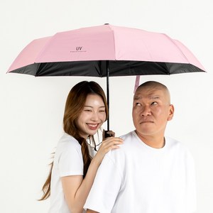 무식이네 99.9% UV 자외선차단 원터치 자동 3단우양산