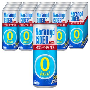 나랑드사이다 제로, 245ml, 48개