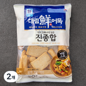 대림선 어묵 진종합1000, 1kg, 2개