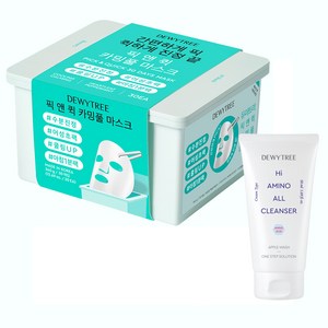 듀이트리 픽 앤 퀵 뽑아쓰는 카밍풀 마스크 + 하이 아미노 클렌징폼 50ml